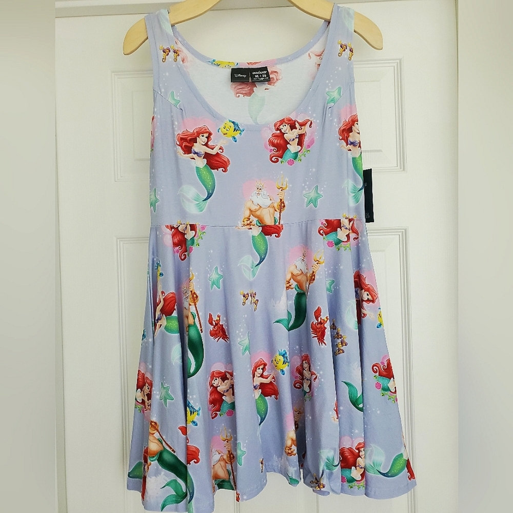 NWT- Disney- Little Mermaid- Ariel- Cakeworthy Sleevless Dress
